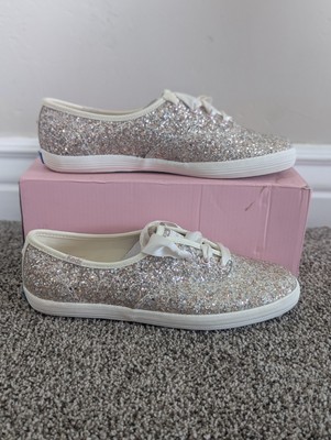 Size 6.5 Women's Keds Champion KS Glitter Multicolor WF62870 Lace Up Sneakers