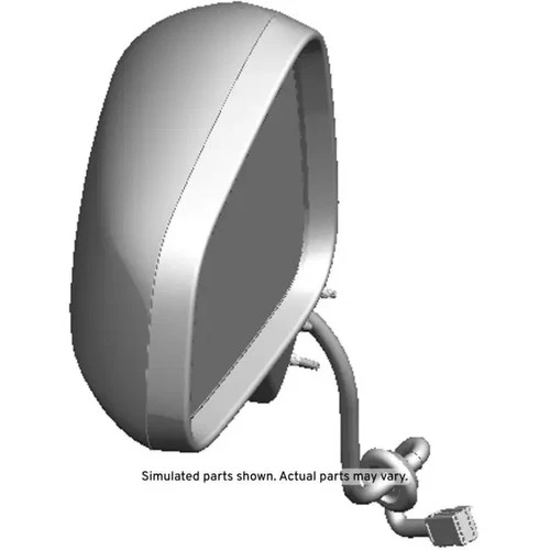 Genuine GM Primed Driver Side Door Mirror 42654474