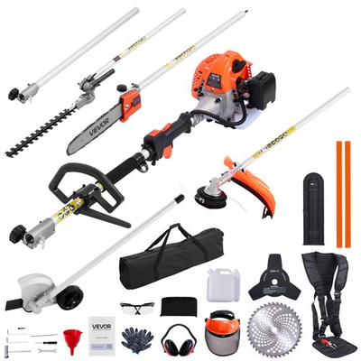 #ad #ad VEVOR 6 in 1 Gas Hedge Trimmer 2 Cycle 26cc Gas Powered Handheld Hedge Trimmer $219.99