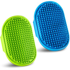 Dog Grooming Brush, Pet Shampoo Bath Brush Dog Grooming Shedding Brush Soothing