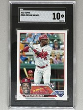 2023 Topps Series 2 Jordan Walker Rookie RC #344 SGC 10 Gem Mint Cardinals🔥💪