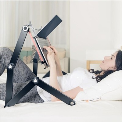 Foldable Laying Down Desk - Adjustable Height, Laptop Stand for Couch | Lying...