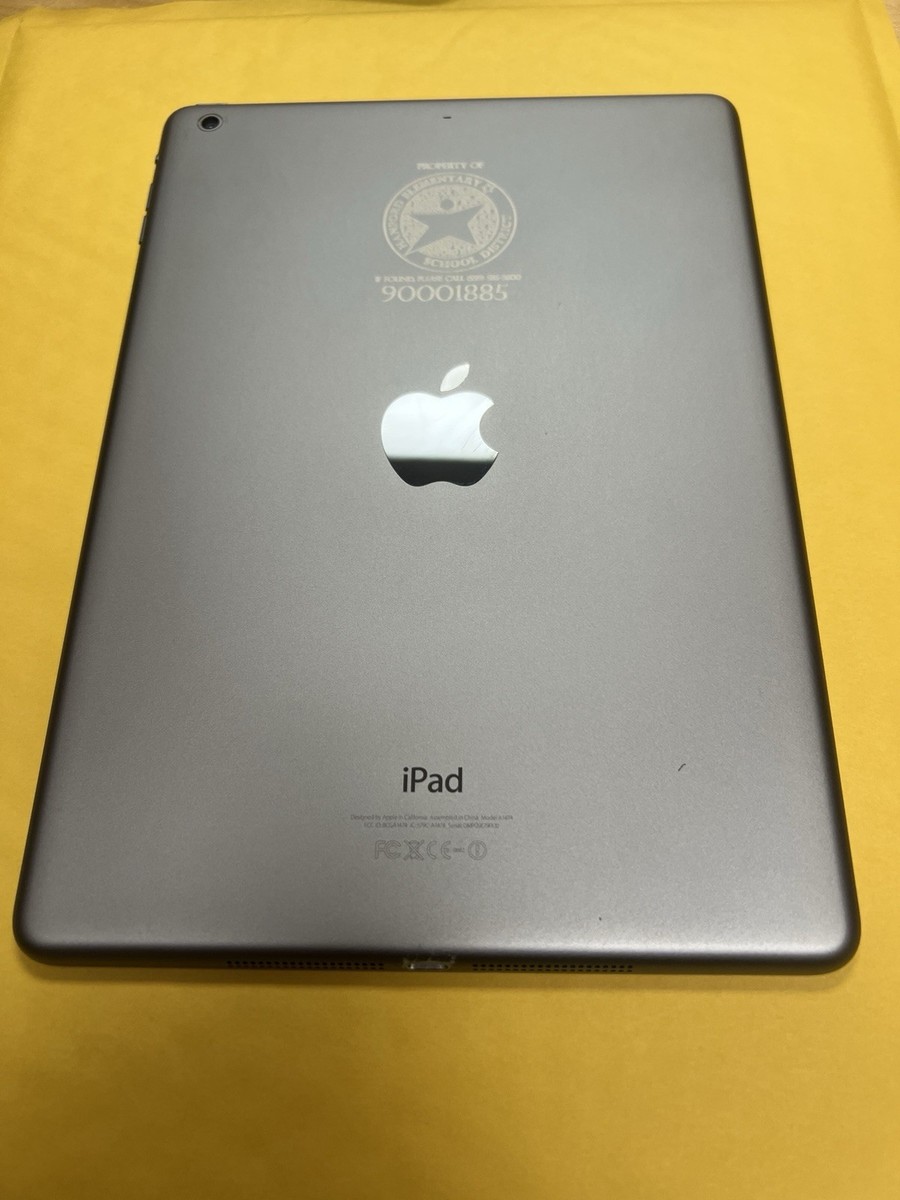 Apple iPad Air (1st Gen) A1474 16 GB - Wi-Fi - 9.7 in - Space Gray