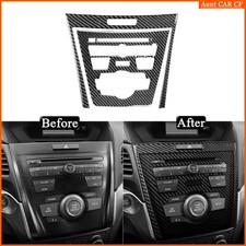 For Acura ILX 2012-22 Real Carbon Fiber Center Console Radio CD AM FM Panel Trim
