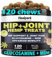 Hemp Hip and Joint Supplement for Dogs - Glucosamine - Chondroitin,...