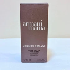 Giorgio Armani Mania Pour Homme EDT 1.7oz 50ml EDT Spray For Men Discontinued