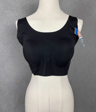 Bali Comfort Revolution Cool Comfort DF 3491 Crop Top Bra XL Black New With Tag