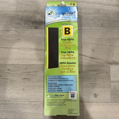 GermGuardian FLT4825 HEPA Genuine Replacement Air Filter - Black