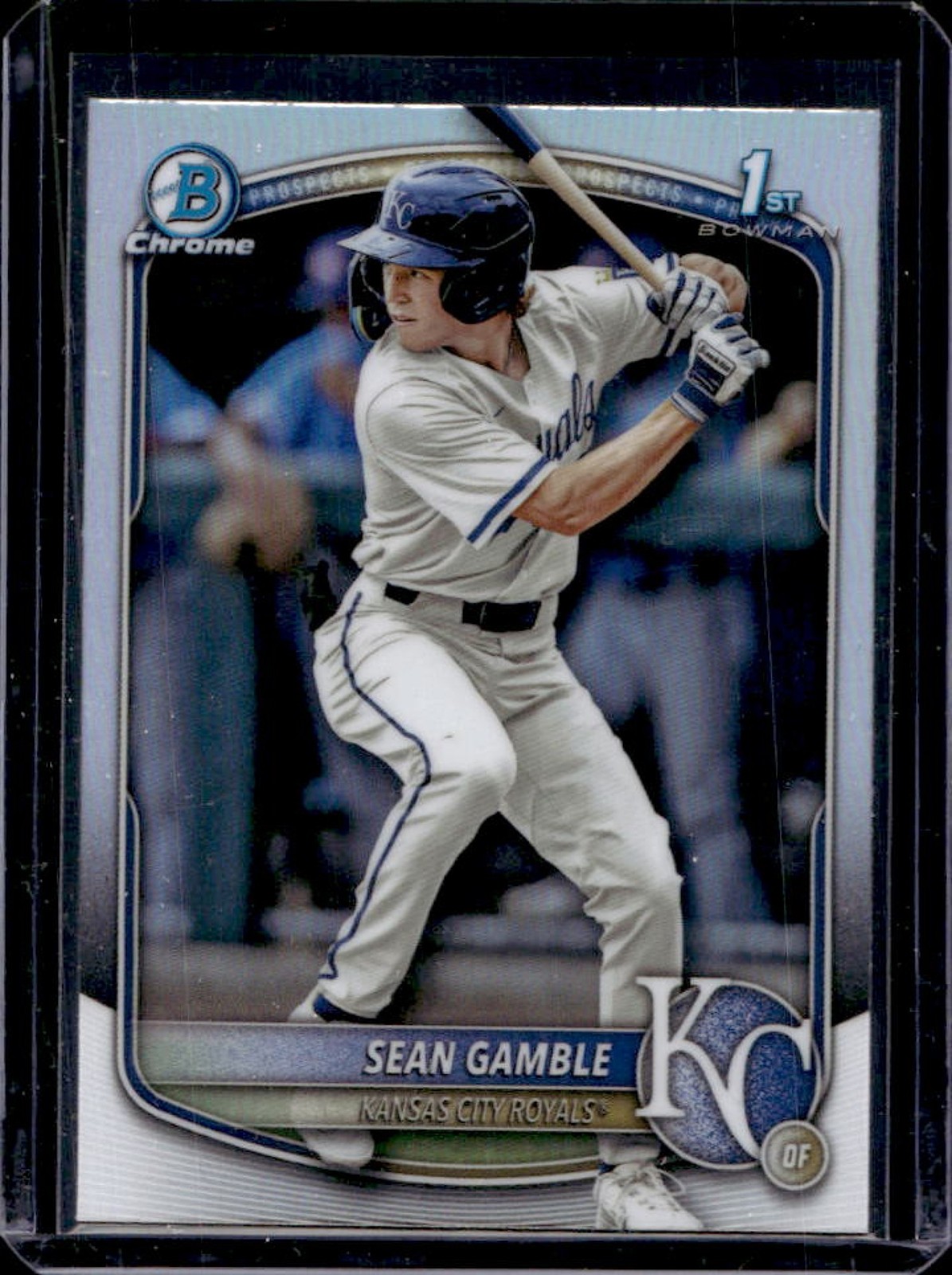 2025 Bowman Draft Sean Gamble Chrome Refractor 1st Prospect #BDC-178 Royals