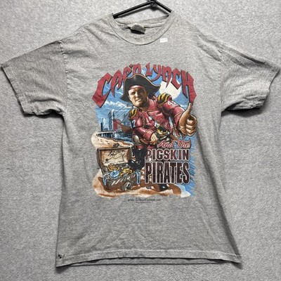 VTG Cap'n Lynch Tampa Bay Buccaneers Shirt Adult SZ Medium Gray 2003 Fanatics