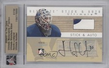 2006 ITG Ultimate Memorabilia 7th Edition Silver 7/50 Henrik Lundqvist Auto q9p