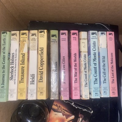 Lot of 12 Moby Books Illustrated Classic Editions Mini Paperback Pocket Books