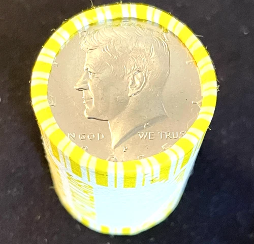 (1) Unopened Roll 2025-P  Ender Kennedy Half Dollar BU Bank Sealed Unsearched