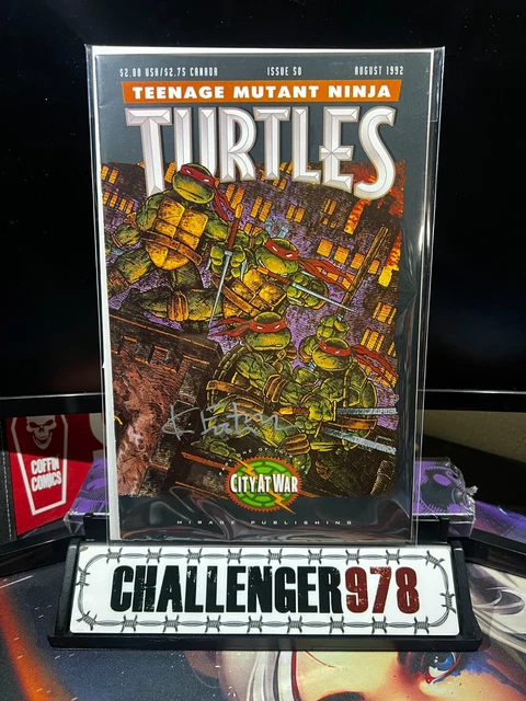 TMNT #50 (1992) Kevin Eastman SIGNED w/ COA - Mirage