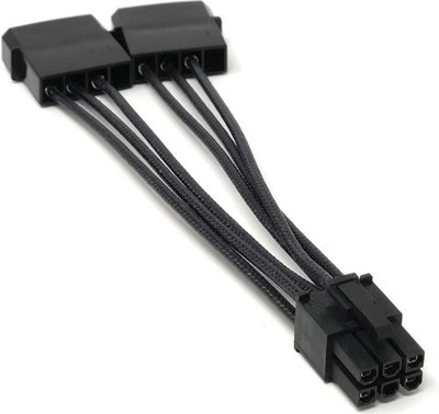 EVGA Graphic Card Molex to 6 Pin Power Adaptor 843368022686 PC Connector