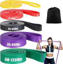 Fitnessband 5er-Set Gymnastikband Widerstandsband Yoga Training Theraband