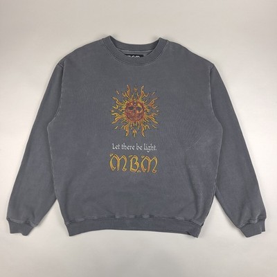 MBM Gallery Sweatshirt Men Large Gray Miracles Beliefs Mysteries Marcos Alvarado