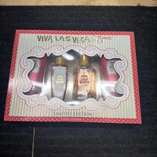 Viva Las Vegas Sweet Set of 4 - Factory-Sealed Box! Parfum, Lotion & Shower Gel!