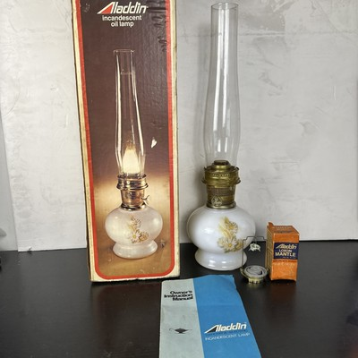 #ad #ad Aladdin American Classic Incandescent Oil Lamp Wheat Flower Model # C 6104M $350.99