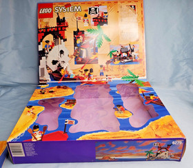 LEGO Vintage Pirates 6279 Skull Island Complete w/ Manual & Minifigures & Box