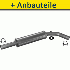 Mittelschalldämpfer mit Montagesatz für VW POLO 1.4 D 1.7 1.9 1994-2001