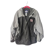 NFL reebok on field team ny giants boys xl 18/20 mens small winter coat jacket