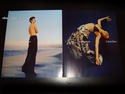 CALVIN KLEIN 4-Page PRINT AD 2016 SASKIA DE BRAUW Kendall Jenner FKA twigs