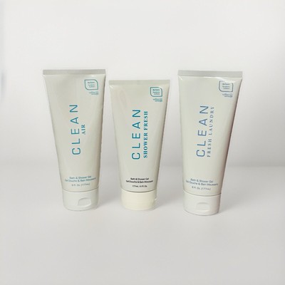 CLEAN brand Bath & Shower Gel Fresh Laundry Shower Fresh Air 6 Oz Each New