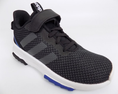 Adidas Unisex Child Racer Tr 2.0 Kids Running Shoes Size 1 M, Black/Blue