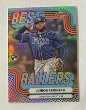 Junior Caminero 2024 Bowmans Best - Best Ballers #BB-24 Rookie Card NM-MT Rays