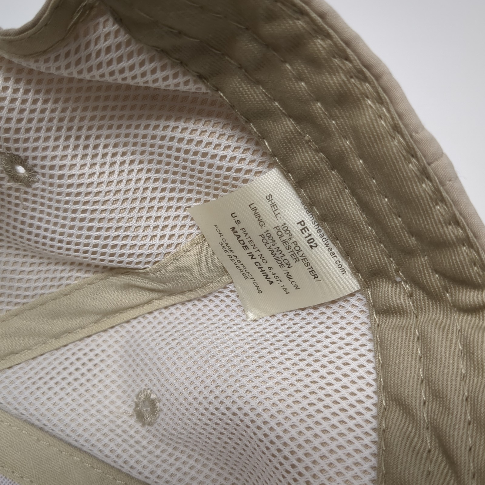 Johnson Controls Strapback Hat Beige Solid One Si… - image 9