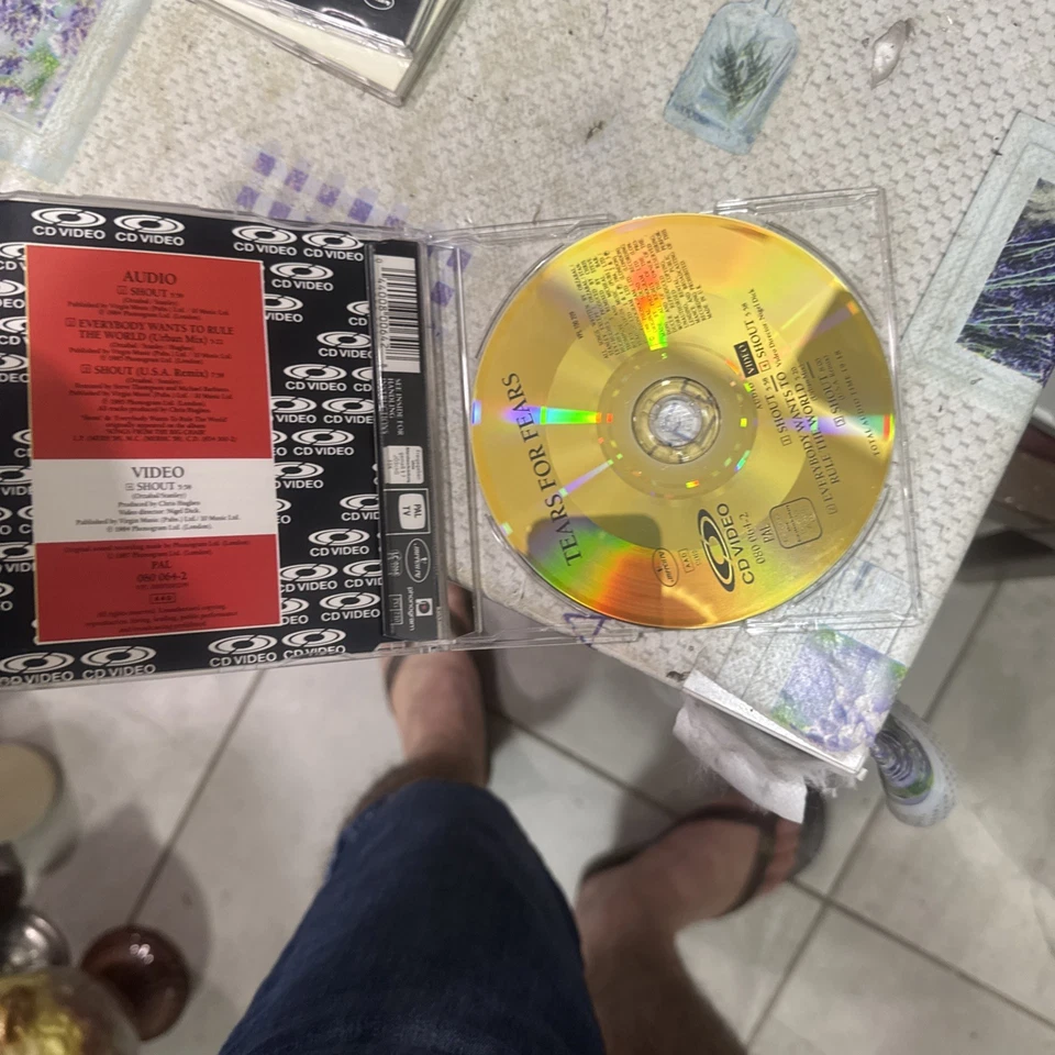 Tears For Fears: Shout (Rare UK 4 track CD VIDEO) 1988 (PAL) - Изображение 4 из 4