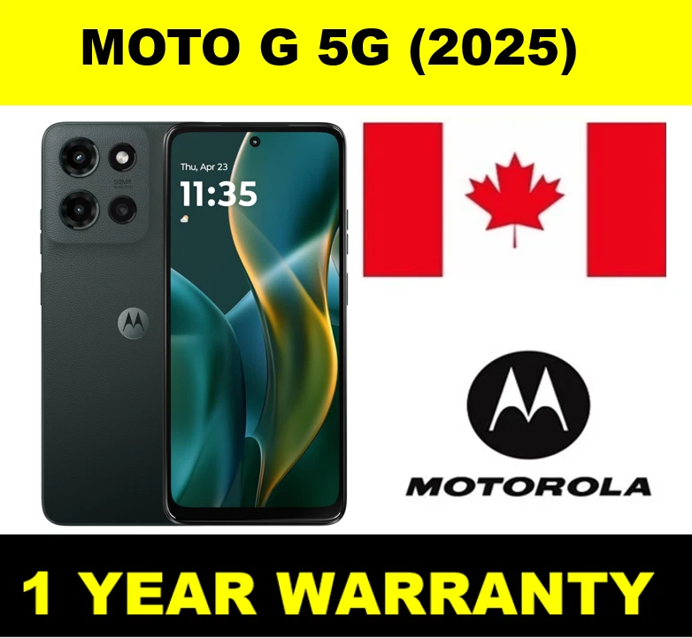 MOTOROLA MOTO G 5G (2025) 128G 6.7" Display Unlocked-Very Good *Budget Friendly*