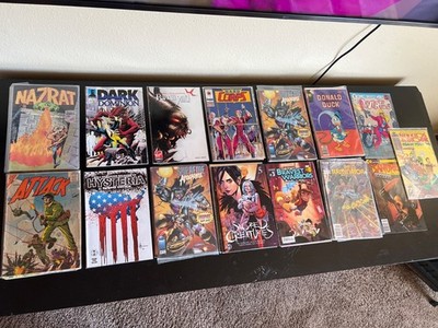 61 Indy Comic Issues~Some Rare Comics~Hysteria~Attack~NKOTB~Barbwire~Cyber Force