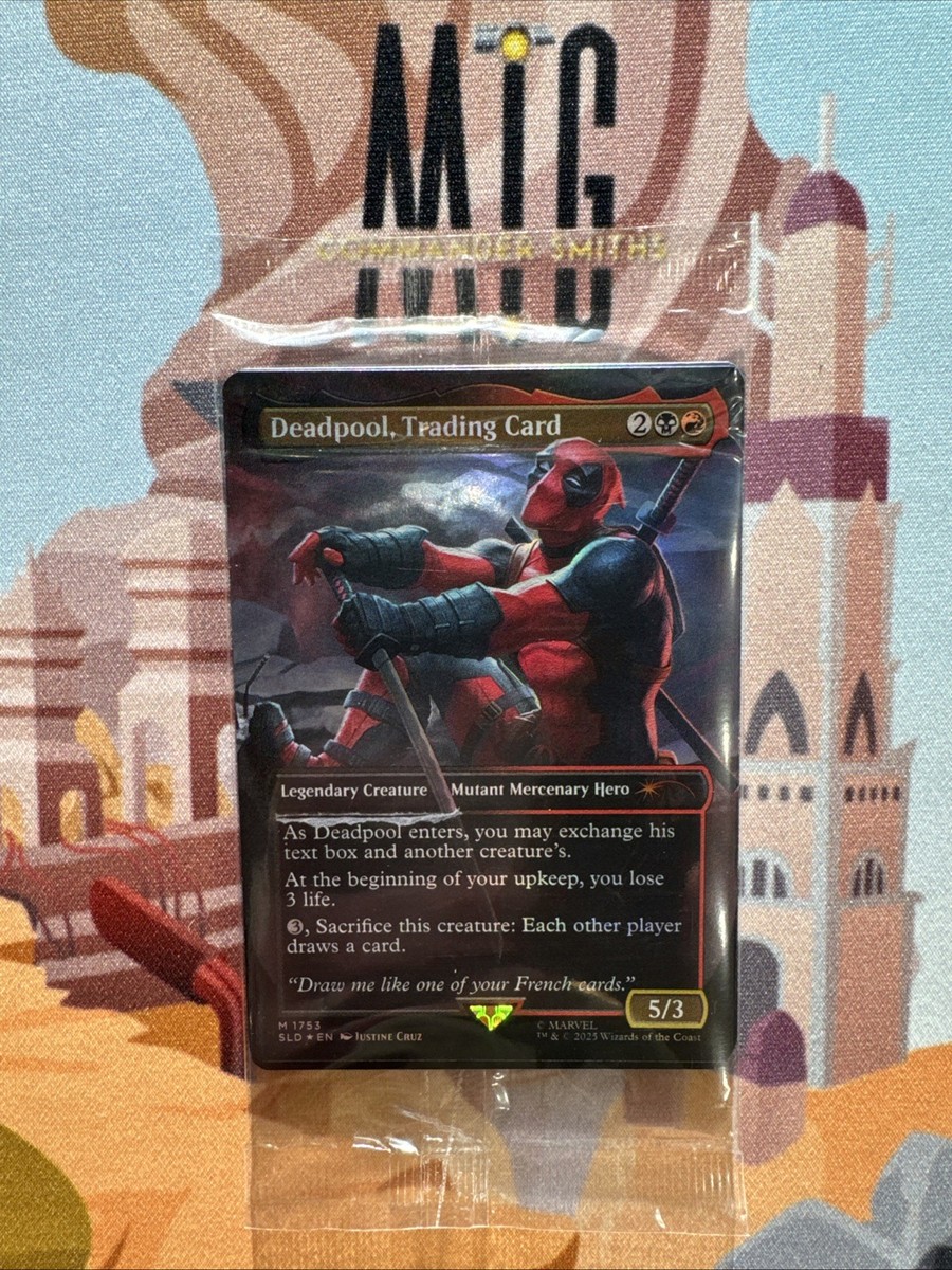 DEADPOOL SEALED ✨ FOIL ✨ MTG NM Secret Lair UNOPENED **NO