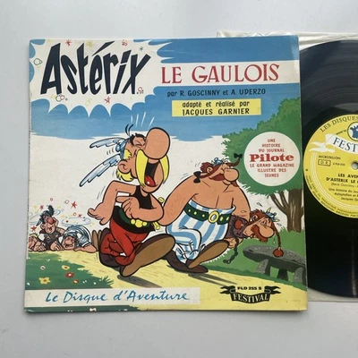 LP 10" Goscinny, Uderzo / Various– Astérix Le Gaulois FESTIVAL FLD 255 1961 - Photo 1/3