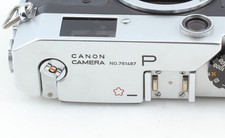 Rare Cherry Mark NEAR MINT Canon P Rangefinder Film Camera From Japan
