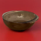Vintage Pyrex Brown Glass Casserole Baking Dish with Handles
