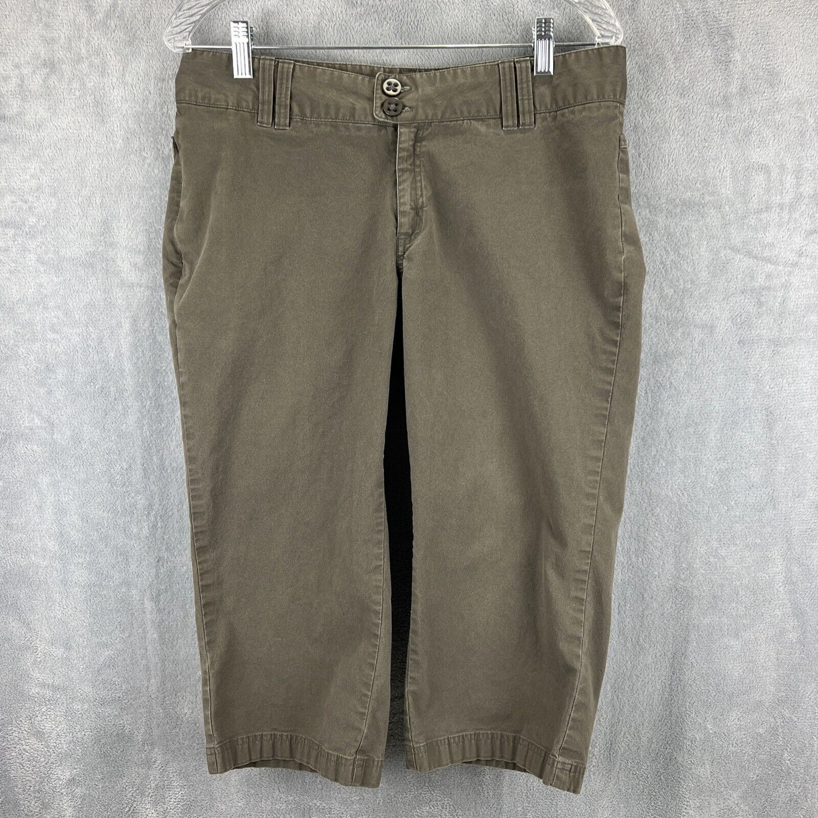 Merrell Pants Womens 10 Taupe Capri Cropped 33 x 19 Stretch Low Rise Hiking