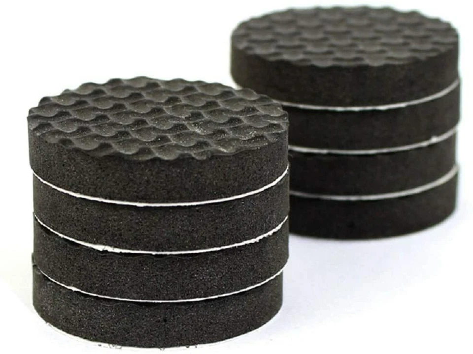 HKB® Premium Möbel Gummi Pads | Ø25mm selbstklebend | Anti Rutsch Pads | schwarz - Bild 2 von 4