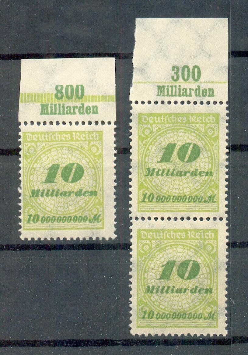 Dr-Infla 328 POR OR B+C** MNH Postfrisch 30eur (R4461