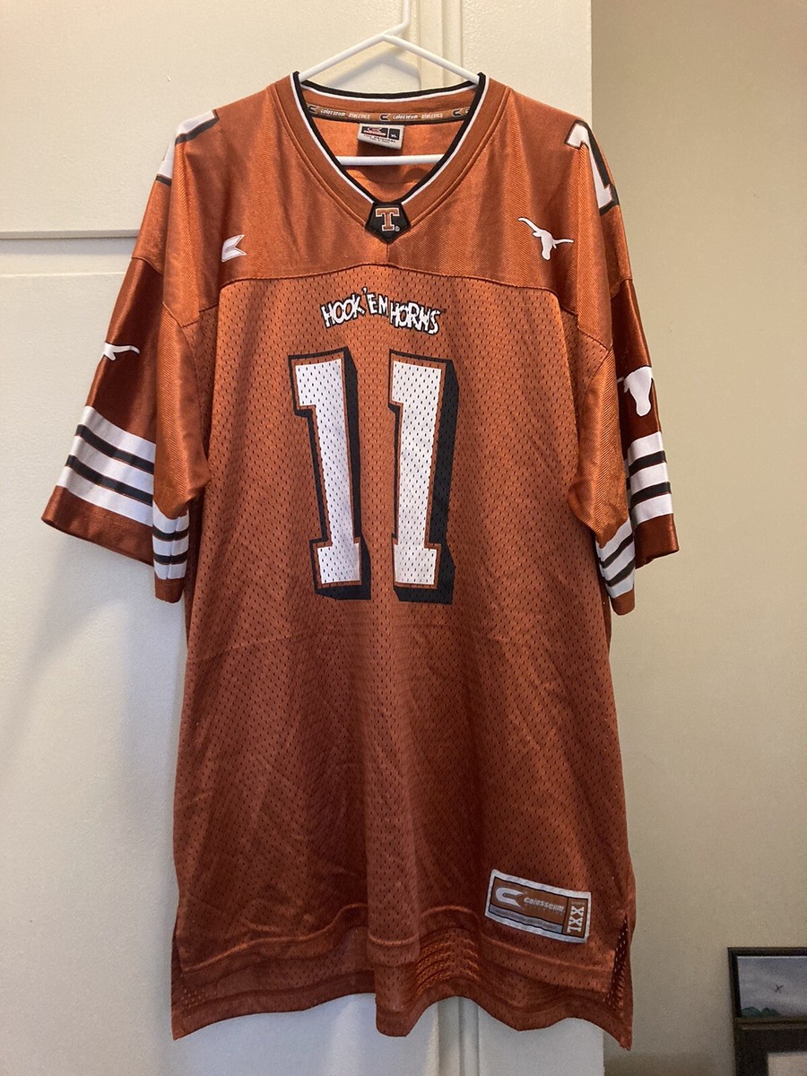 Vintage Colosseum Mens Football Jersey #11 UT Texas Vintage Colosseum Mens Football Jersey #11 UT Texas