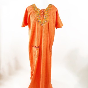 orange night dress
