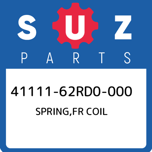 41111-62RD0-000 Suzuki Spring,fr coil 4111162RD0000, New Genuine OEM Part - 第 1/1 張圖片