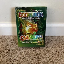 DOOMLINGS OVERLUSH NEW SEALED MYSTERY EXPANSION BOX 56 CARDS + 4 HOLOFOILS