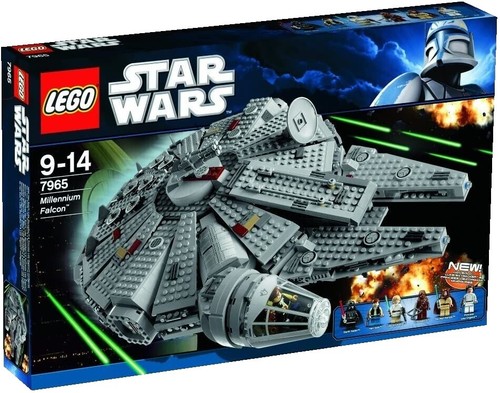 Lego Star Wars Millennium Falcon 7965 Luke Skywalker Darth Vader RETIRED set  673419145909 | eBay