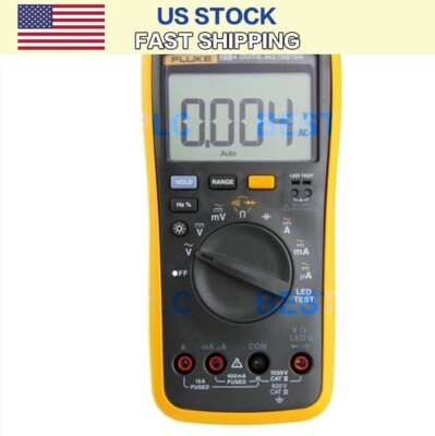 2PCS NEW 18B+ F18B+ Digital Multimeter AC/DC Voltage Ohm Current LED ...