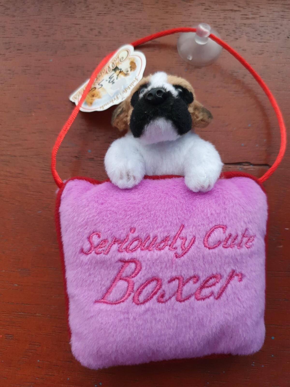 Boxer window decoration BOXERS window hanger plush dog car decoration dogs decor
