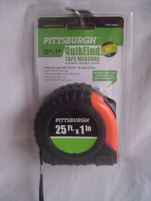 25' x 1" Quick-Find Auto-Tape by Pittsburgh Manufacturing Foto 3 de 4