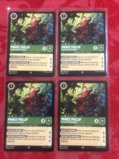 4x Lorcana Shimmering Skies - PRINCE PHILLIP - Swordsman of the Realm 83/204 x4